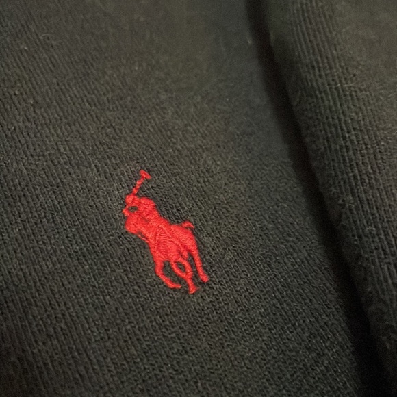 black Polo zip up sweater - Picture 3 of 4